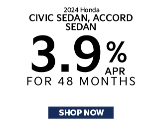 2024 Honda Civic Sedan and 2024 Honda Accord Sedan