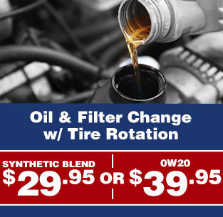 Oil & Filter Change With Rotation