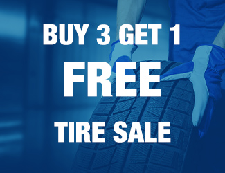 Buy 3 get 1 free tire sale