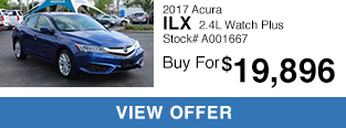 2017 Acura ILX 2.4L Watch Plus