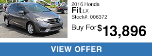 2016 Honda Fit LX