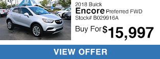 Pre-Owned 2018 Buick Encore Preferred FWD 4D Sport Utility