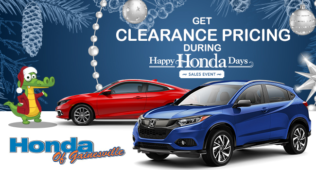 Get Clearance Pricing During Happy Honda Days