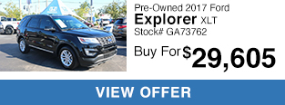 Pre-Owned 2017 Ford Explorer XLT