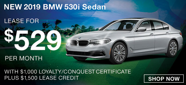 New 2019 BMW 530i Sedan 