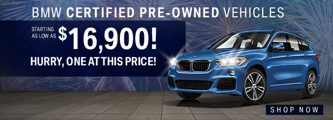 Certified Pre-Owned Vehicles Starting As Low As $16,900