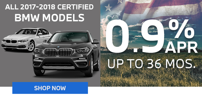 2017-2018 Certified BMW Models