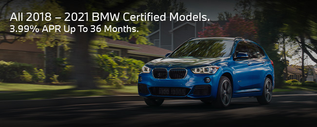 all 2018-2021 BMW Certified models, special APR