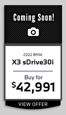 2022 BMW X3 sDrive30i