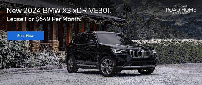 New 2024 BMW X3 xDrive30i