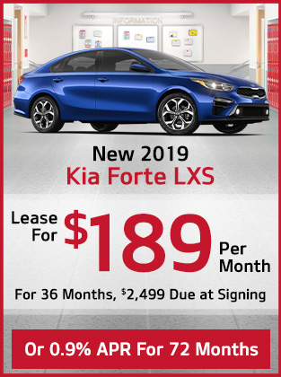 New 2019 Kia Forte LXS