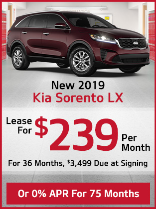 New 2019 Kia Sorento LX