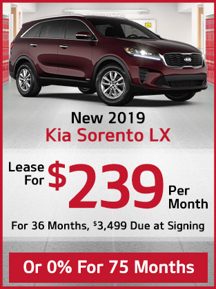 New 2019 Kia Sorento LX