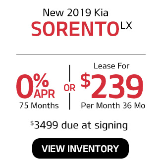 New 2019 Kia Sorento LX