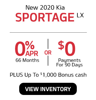 New 2020 Kia Sportage LX