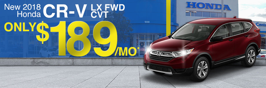 New 2018 Honda CR-V LX FWD CVT
