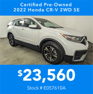 Certified Pre-Owned 2022 Honda CR-V 2WD EX