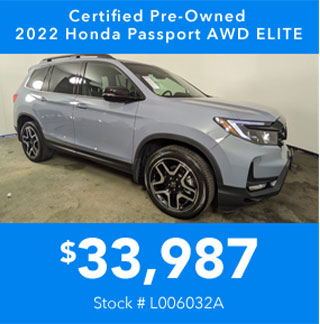 Certified Pre-Owned 2022 Honda Passport