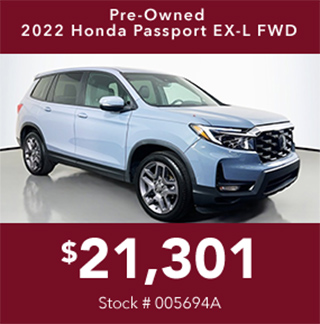 Certified Pre-Owned 2022 Honda Passport