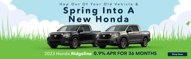 Spring into a new Honda Ridgeline