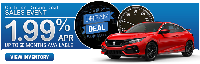 Certified Dream Deal Sales Event