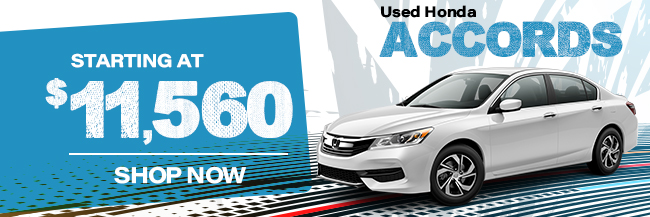 Used Accords Starting At $11,560