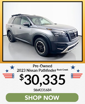 Pre-Owned Nissan Pathfinder offer