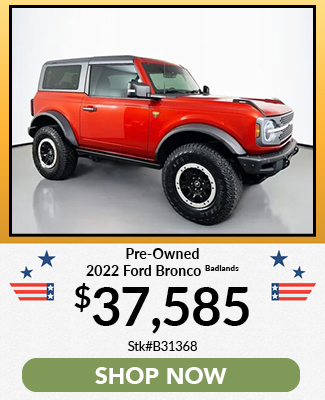 Pre-Owned Ford Bronco