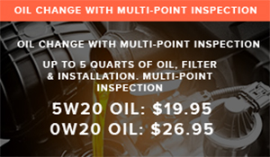 Oil chnage with Multi-point inspection