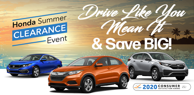 Summer Clearance Event, Drive Like You Mean It & Save BIG!