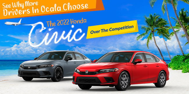 Choose The 2022 Honda Civic Over The Competition!