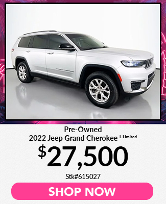 Pre-Owned 2022 Jeep Grand Cherokee L Limited offer