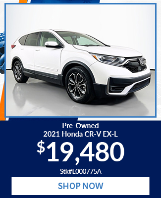 Pre-Owned 2021 Honda CR-V EX-L