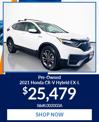 Pre-Owned 2021 Honda CR-V Hybrid EX-L