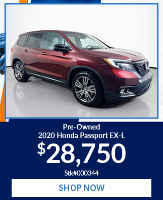Pre-Owned 2020 Honda Passport EX-L