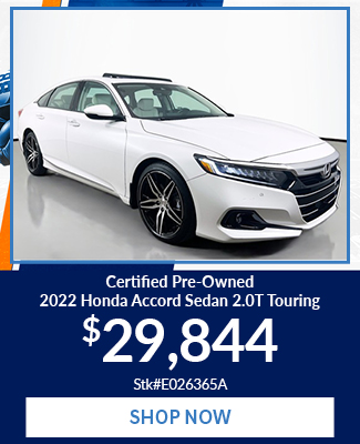 Certified Pre-Owned 2022 Honda Accord Sedan 2.0T TOURING