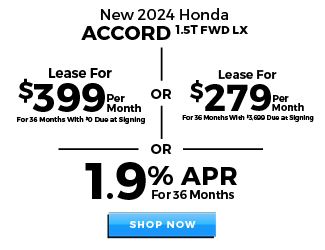 Honda Accord offer