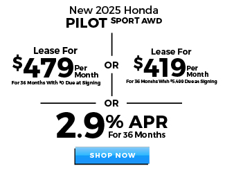 Honda Pilot offer