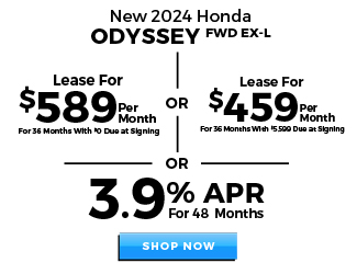 Honda Odyssey offer