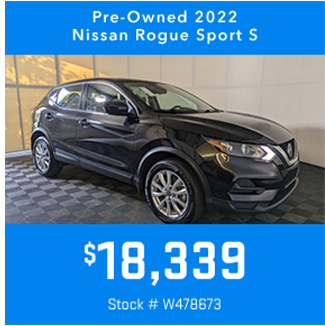 pre-owned Nissan Rogue