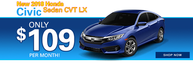 New 2018 Honda Civic Sedan CVT LX