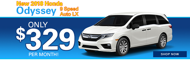 New 2018 Honda Odyssey 9 Speed Auto LX