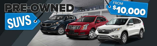Pre-Owned SUVs from 10k