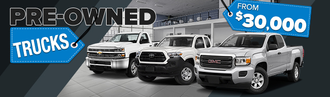 Pre-Owned Trucks from 30k