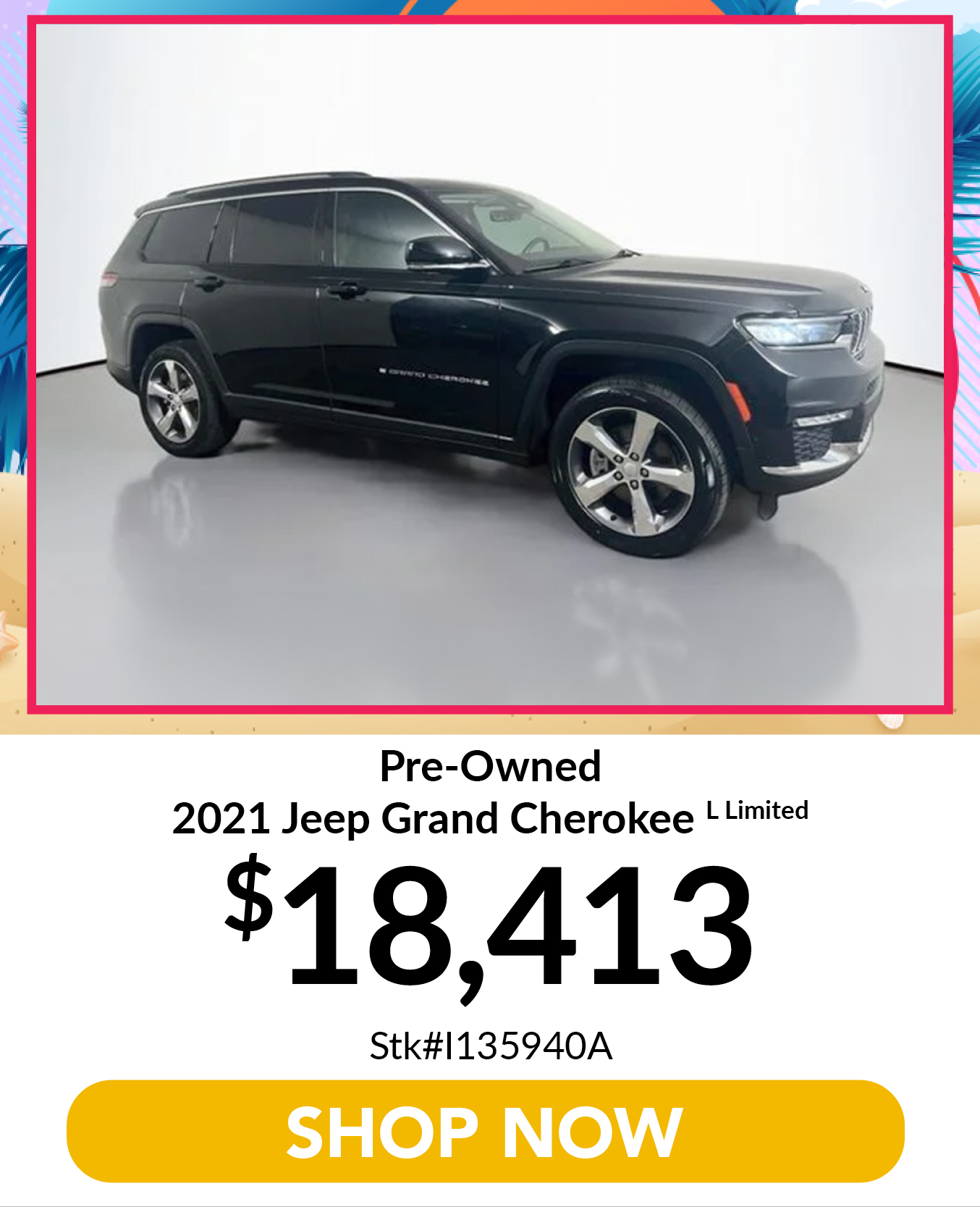 Pre-Owned 2021 Jeep Grand Cherokee L Offer