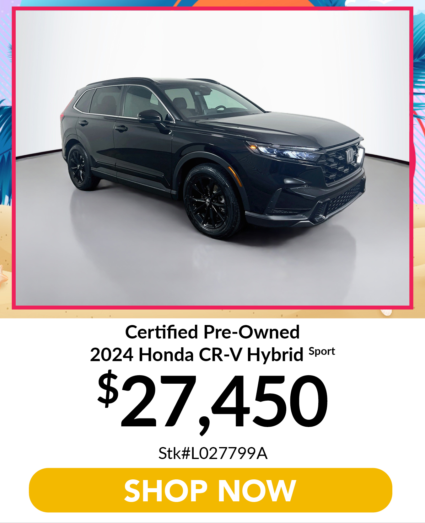 Pre-Owned 2024 Honda cr-v hybrid sport