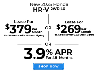 Honda HR-V offer