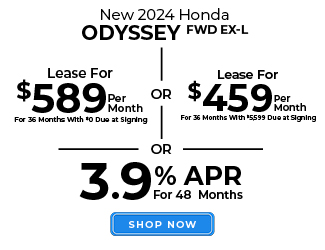 Honda Odyssey offer