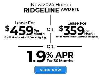 Honda Ridgeline offer