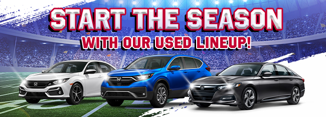 Start the season with our used lineup